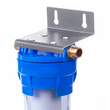 Фильтр магистральный Гейзер 1П 1/2 прозрачный с металлической скобой - Фильтры для воды - Магистральные фильтры - Магазин электрооборудования Проф-Электрик